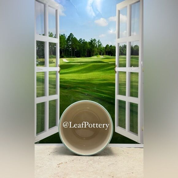 Cherry Patterned Blue/Red Ceramic Planter without drainage hole - Picture 7 of 9